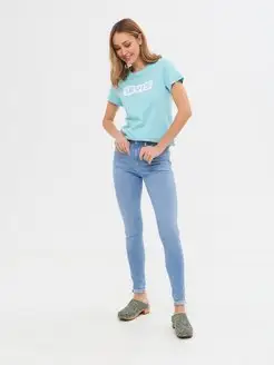 Джинсы зауженные цвет Blue