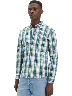 Рубашка Men Battery Housemark Slim Fit Shirt Рубашка Men Battery Housemark Slim Fit Shirt